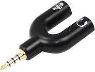 BLUE DIAMOND HEADSET AUDIO SPLITTER